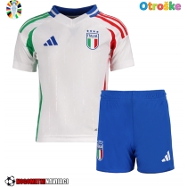 Otroške Nogometnih dresov Italija Gostujoči EP 2024 Kratki rokavi (+ hlače)